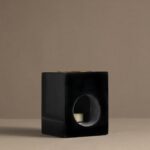 Serene Black Marble Tealight Burner – Stylish Home Decor